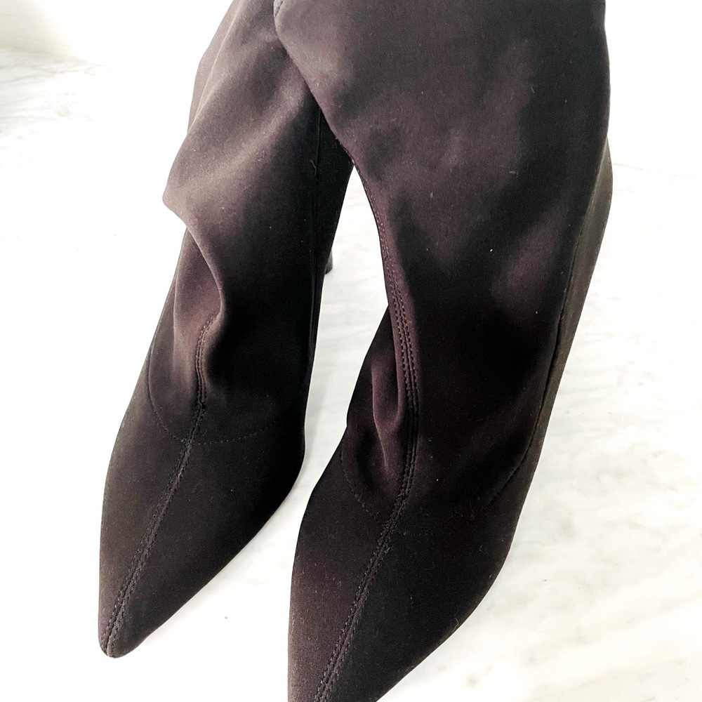 H&M dark gray sock bootie